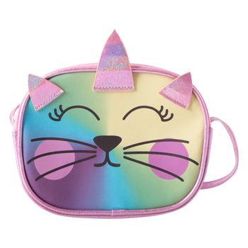 Cartera con diseño de gato para niña