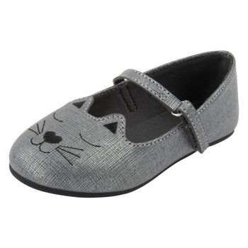 Zapatos Cami con diseño de gato para niña pequeña