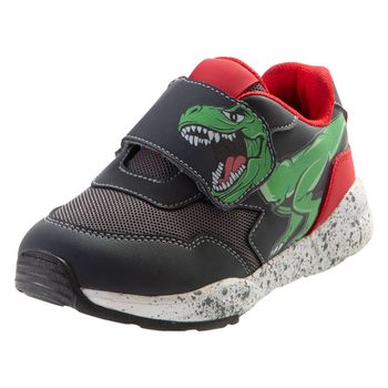 Zapatos deportivos con diseño de dinosaurio para niño pequeño