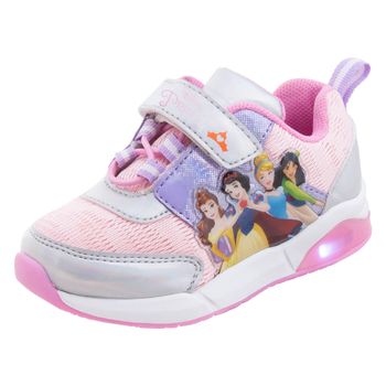 Zapatos deportivos con diseño de princesas para niña pequeña