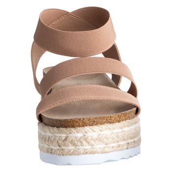 Sandalias Tuti con plataforma tipo cuña para mujer