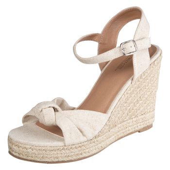 Sandalias Debbie con taco tipo cuña para mujer