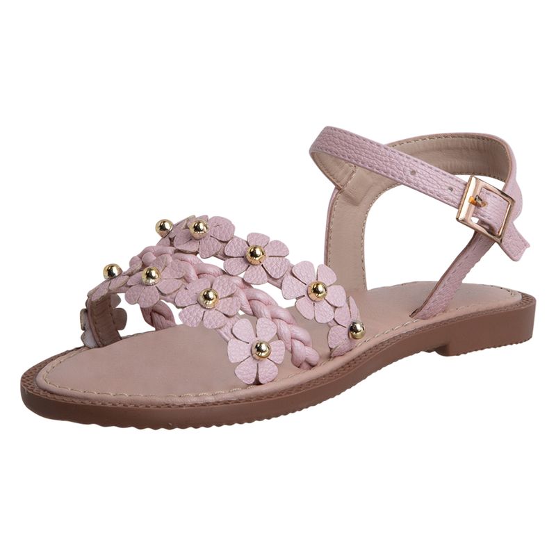 Sandalias-con-diseño-de-trenza-y-flores-para-niña-pequeña