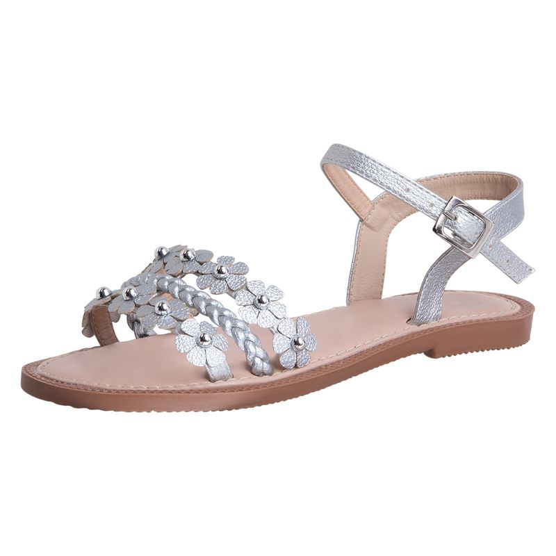 Sandalias-con-diseño-de-trenza-y-flores-para-niña-pequeña