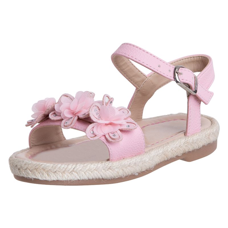Sandalias-fashion-con-diseño-de-flores-para-niña-pequeña