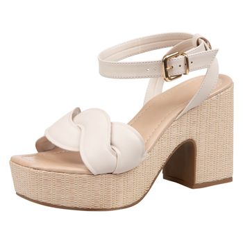 Sandalias de tacón ancho para mujer