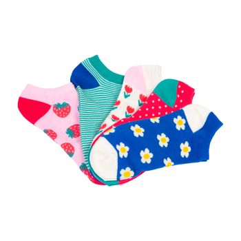 Paquete de 5 pares de medias para mujer