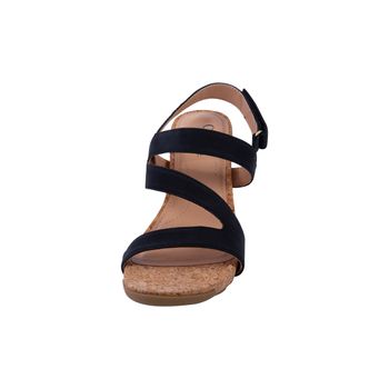 Sandallias Silvie con taco tipo cuña para mujer