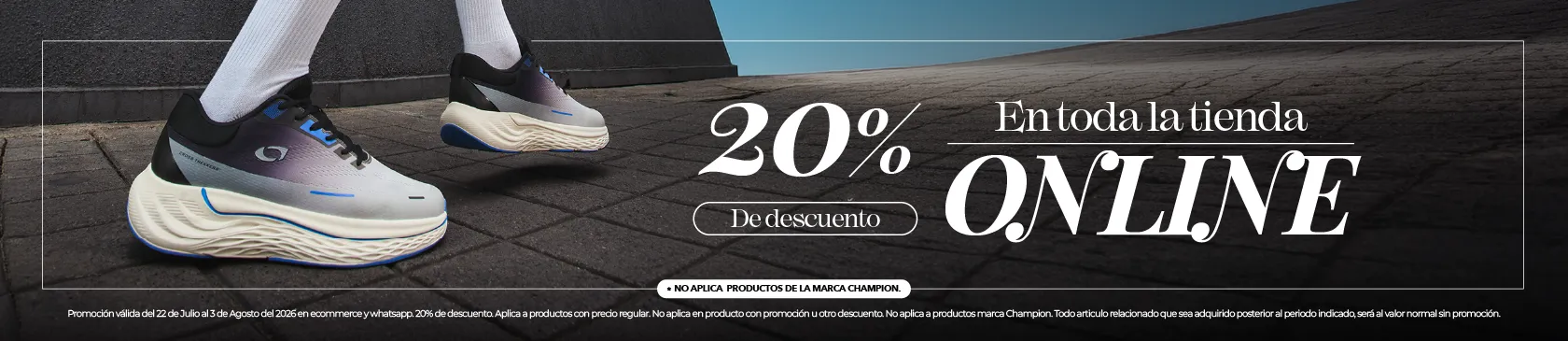 20% EN LA TIENDA ONLINE