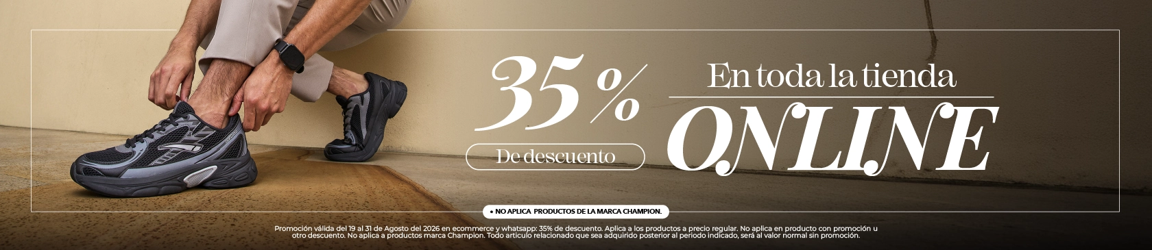 35% en toda la tienda online