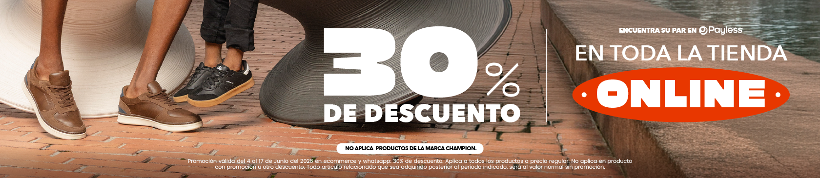 30% EN LA TIENDA ONLINE